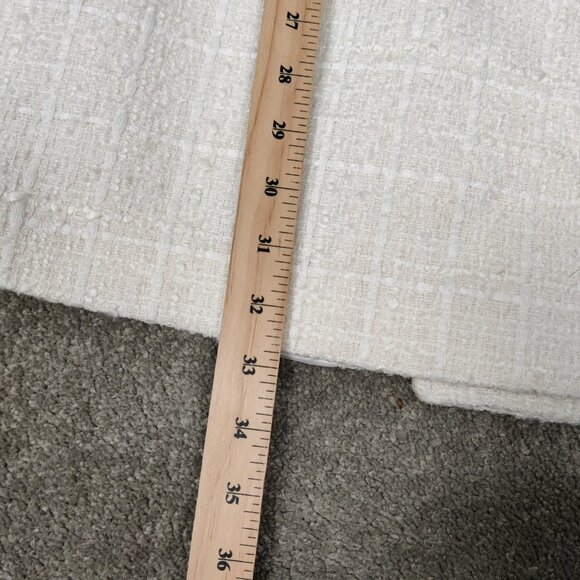 Zara NEW Women's Vest Size M White Long V Neck Business Casual Quiet Luxury Chic - Picture 9 of 11